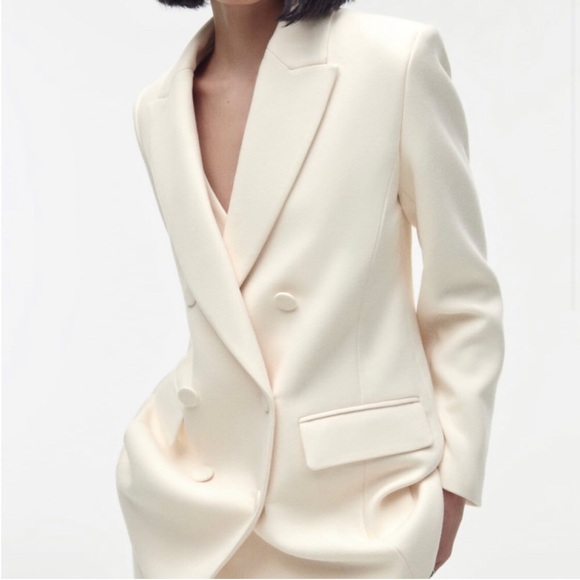 Zara Jackets & Blazers - Zara cream oversized blazer